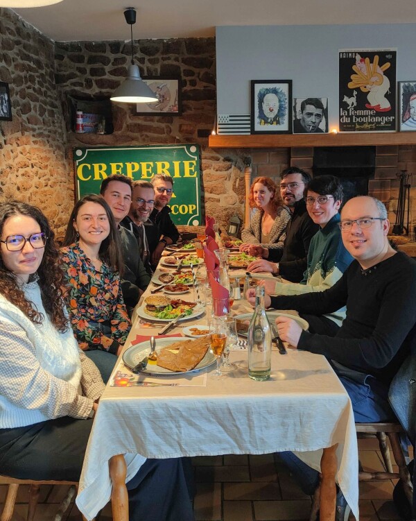 C'est l'heure de notre traditionnel restaurant d'équipe !