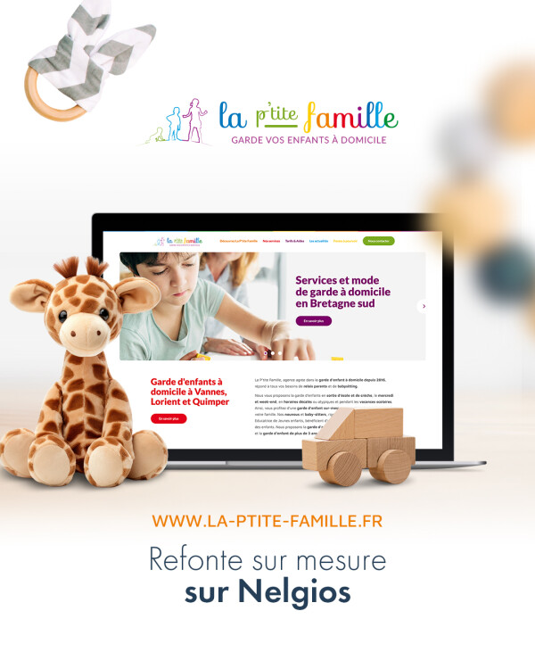 Découvrez le tout nouveau site de la P'tite Famille !