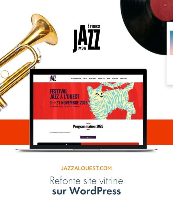 Découvrez le nouveau site de Jazz à l'Ouest