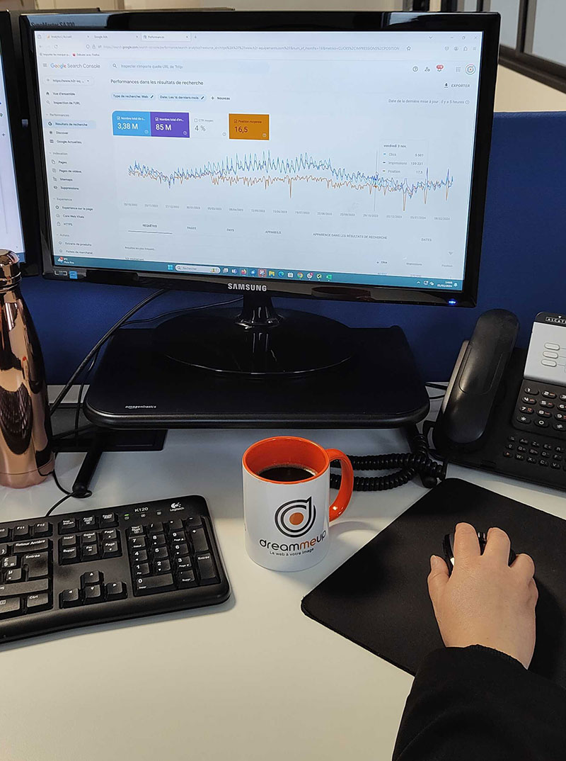 Agence SEO - écran Google Search Console